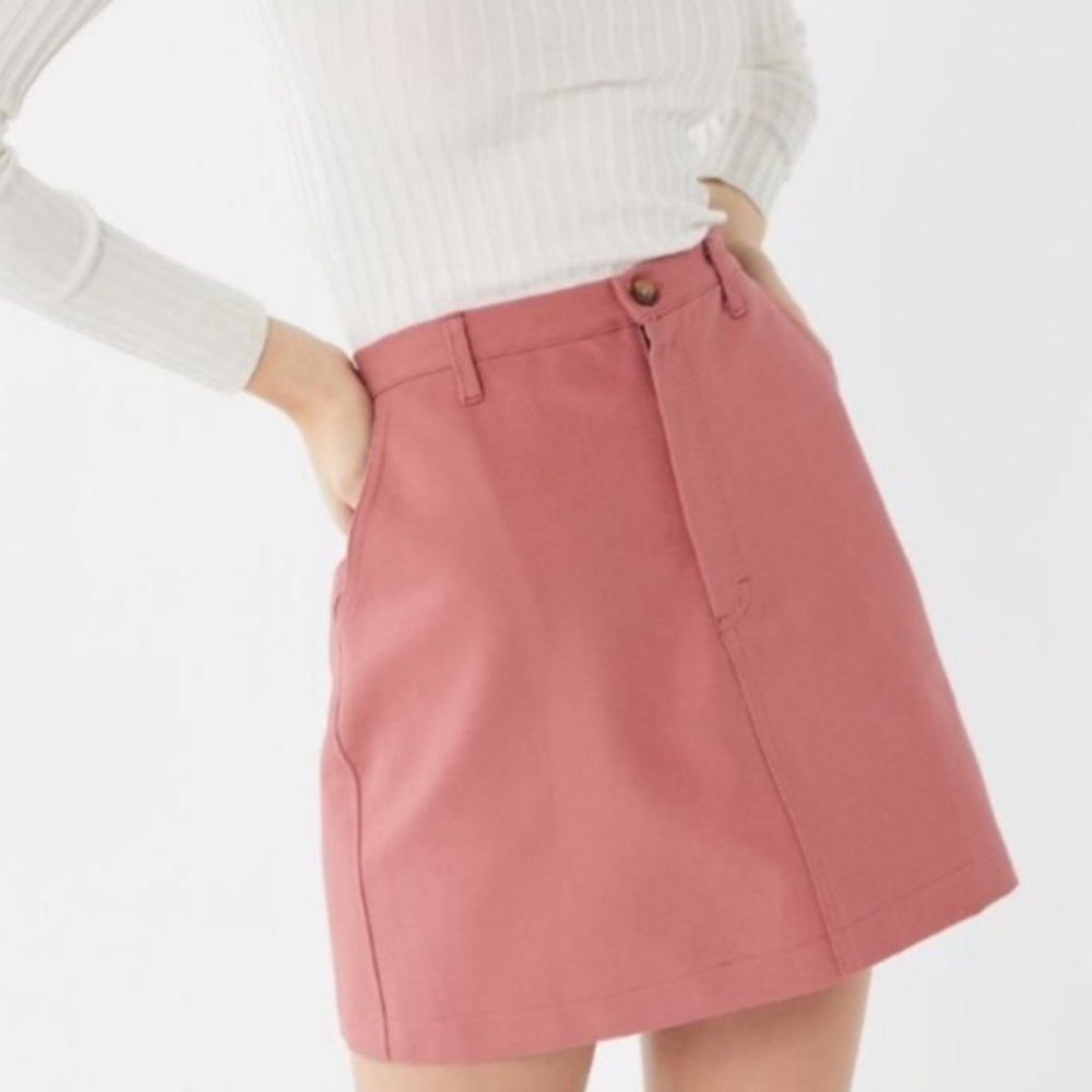 Urban Renewal Remnants A-line Utility Mini Skirt